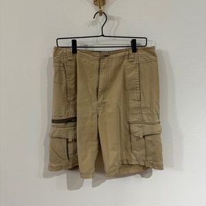 REI Men's Cargo Shorts Dark Tan Khaki Size 32